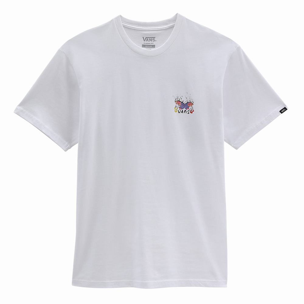 Camiseta Vans Pride OTW Gallery III Hombre Blancas | GNO763952