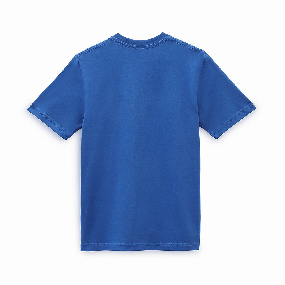 Camiseta Vans Print Box (8-14 years) Niños Azules | SGI958704