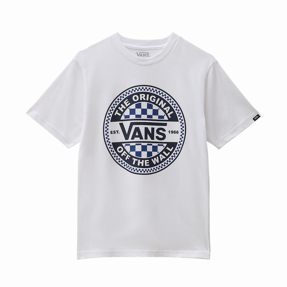 Camiseta Vans Seasonal Circle (8-14 years) Niños Blancas | MJC859614