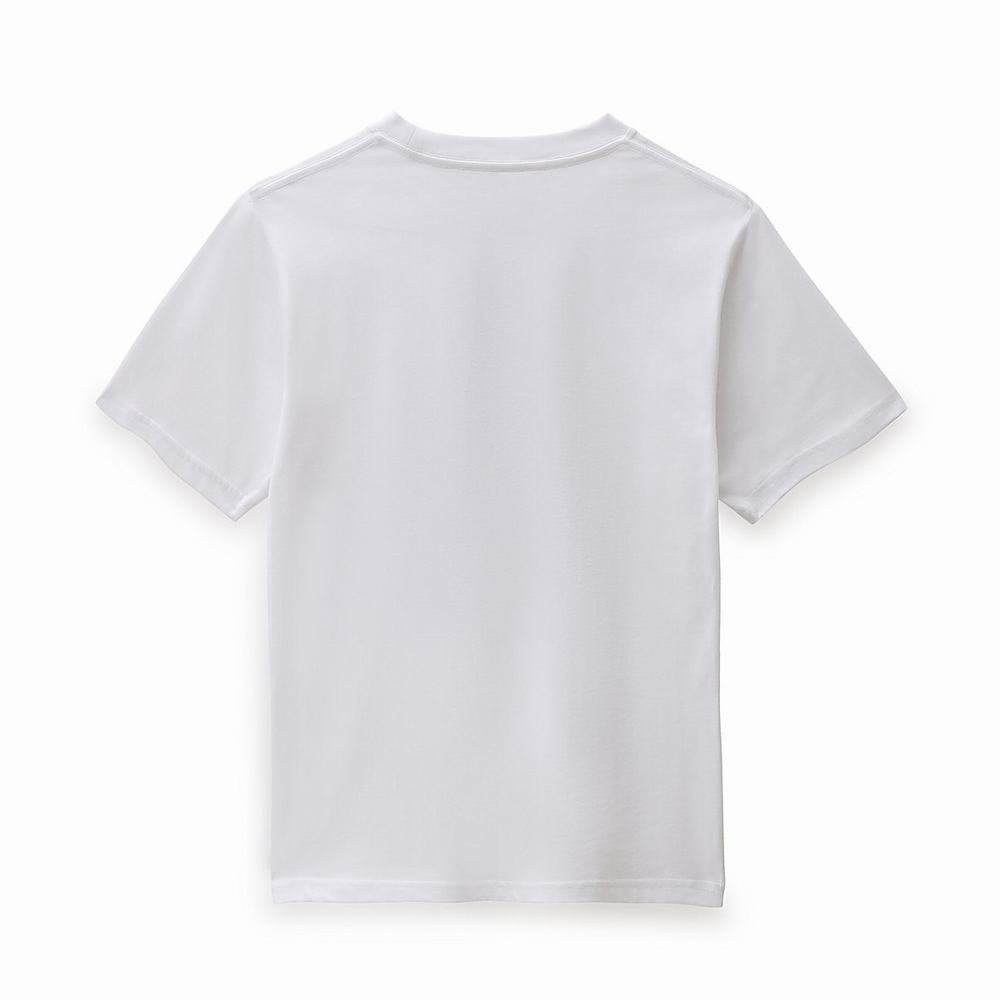 Camiseta Vans Seasonal Circle (8-14 years) Niños Blancas | MJC859614