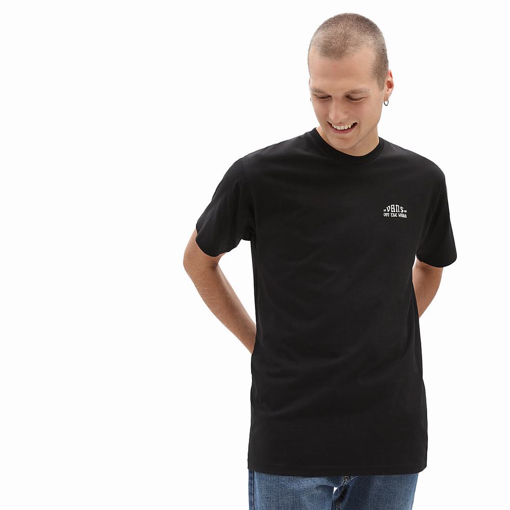 Camiseta Vans Seer Sun Hombre Negras | DIQ974306