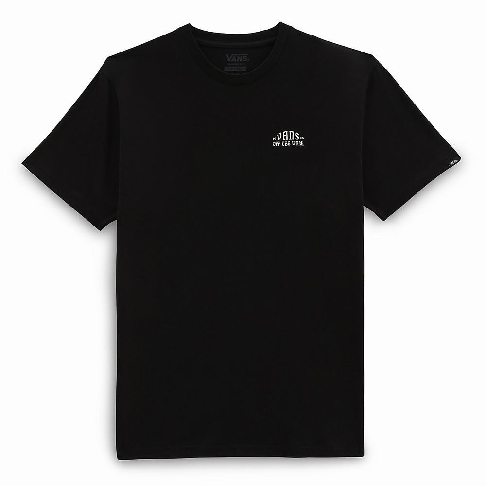 Camiseta Vans Seer Sun Hombre Negras | DIQ974306