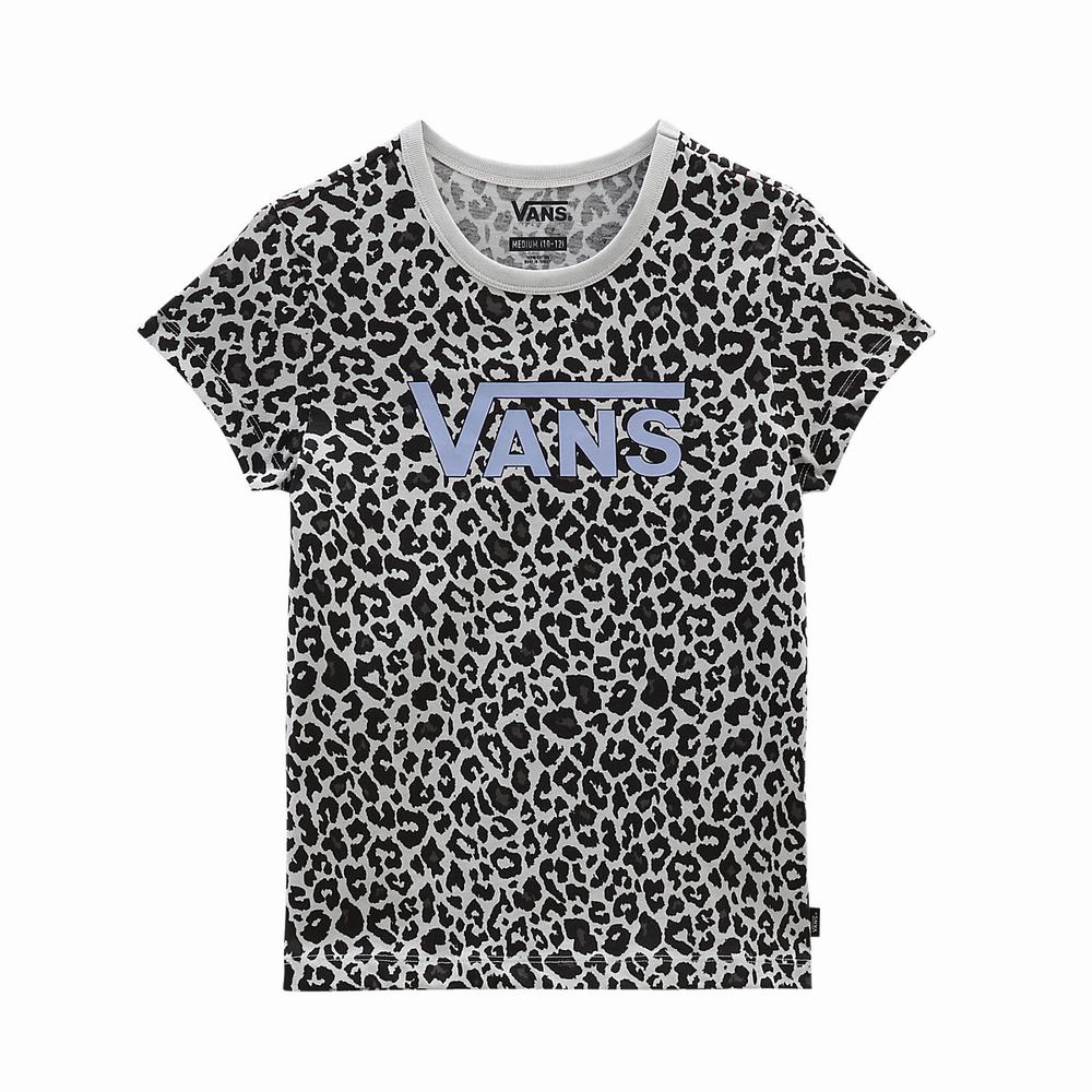 Camiseta Vans Snow Leopard (8-14 years) Niños Negras | NIJ719465