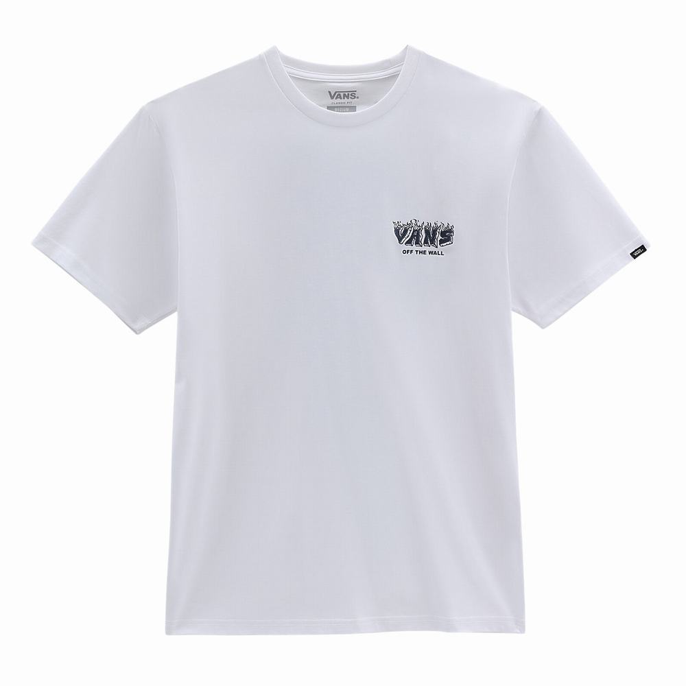 Camiseta Vans Still Got Time Hombre Blancas | WTQ493876