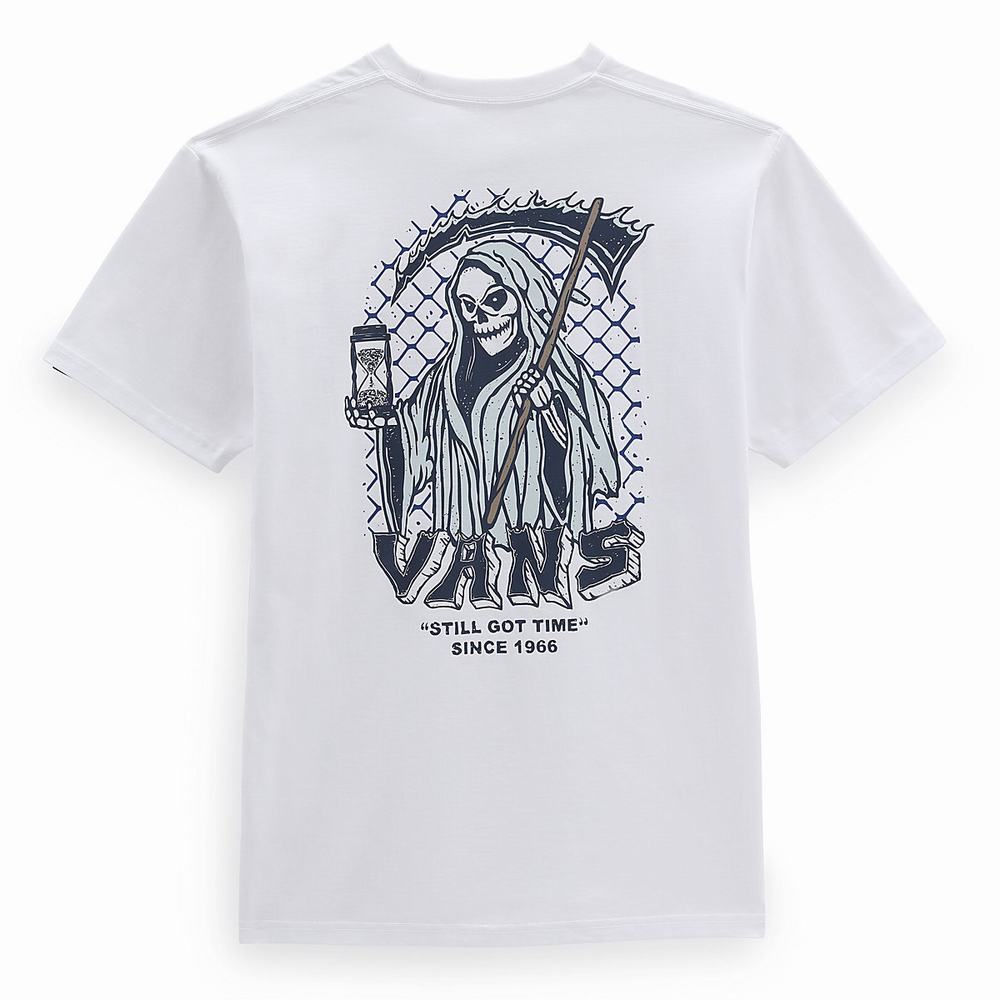 Camiseta Vans Still Got Time Hombre Blancas | WTQ493876