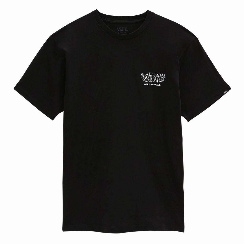 Camiseta Vans Still Got Time Hombre Negras | HMO285906