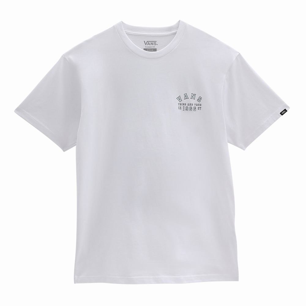 Camiseta Vans Striked Hombre Blancas | LHT241530