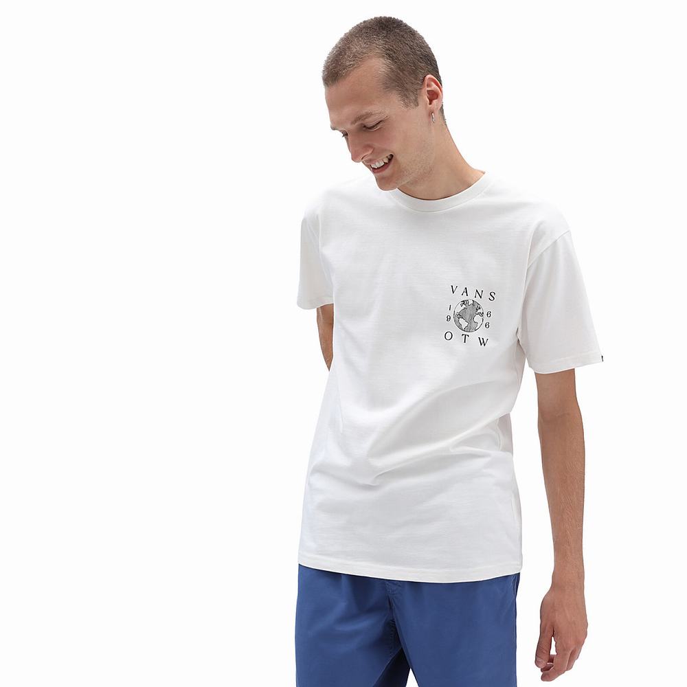 Camiseta Vans Surf Eco Hombre Blancas | TND956420