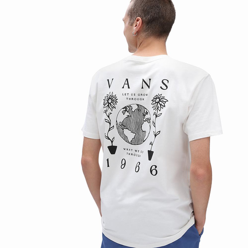 Camiseta Vans Surf Eco Hombre Blancas | TND956420