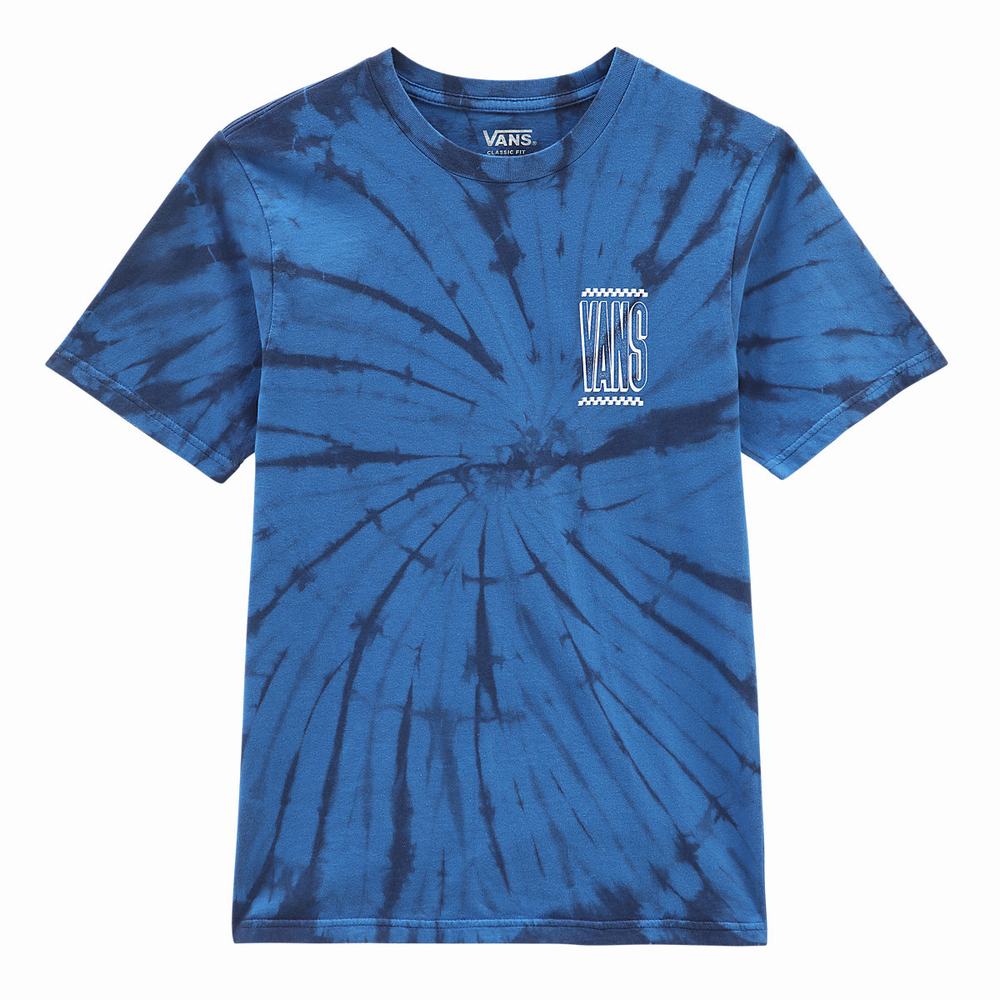 Camiseta Vans Tie Dye (8-14 years) Niños Azules | ELN879012