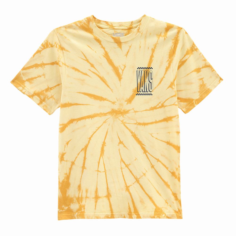 Camiseta Vans Tie Dye (8-14 years) Niños Amarillo/Naranjas | RKE217085