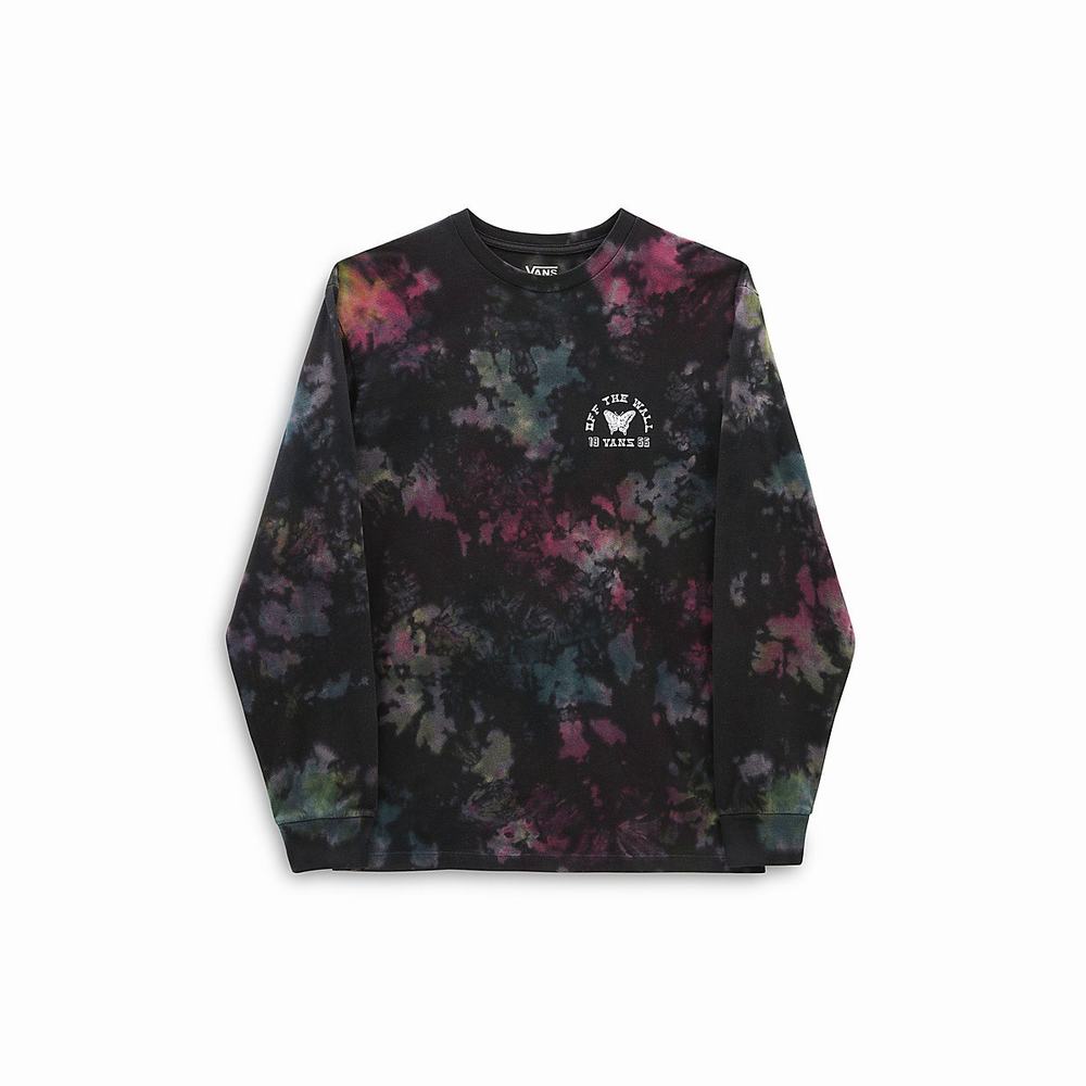 Camiseta Vans Tri Tie Dye Long Sleeve Hombre Multicolor | IHZ237950