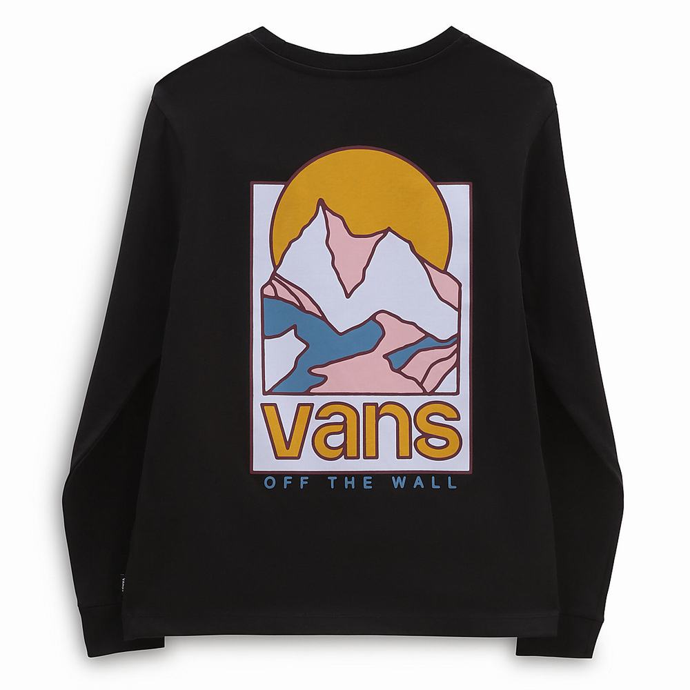 Camiseta Vans Van Doren Ridge Mujer Negras | MBI914357