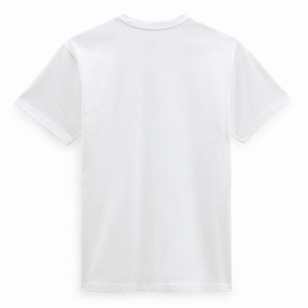 Camiseta Vans Wafflin Hombre Blancas | NFM172498