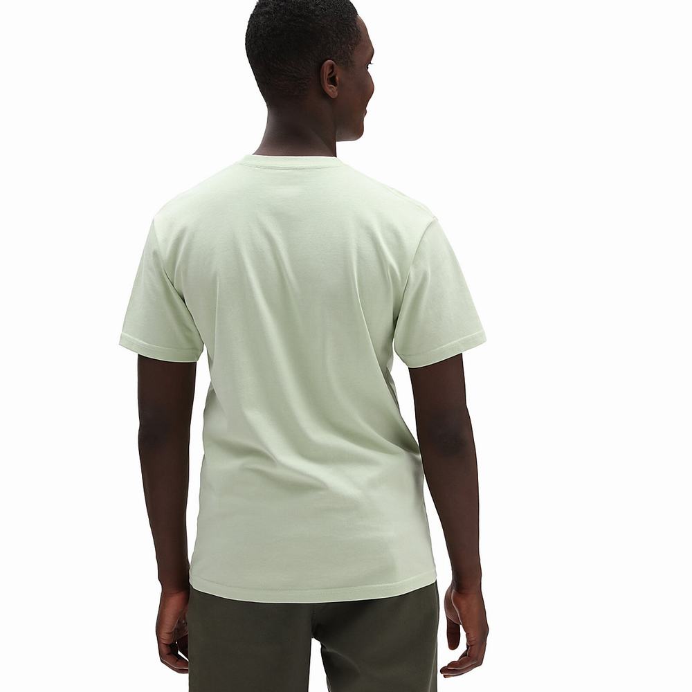 Camiseta Vans Woven Patch Pocket Hombre Verde | ECA345629