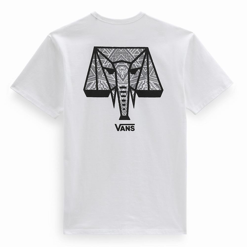 Camiseta Vans X Courage Adams OTW Hombre Blancas | NDO825431