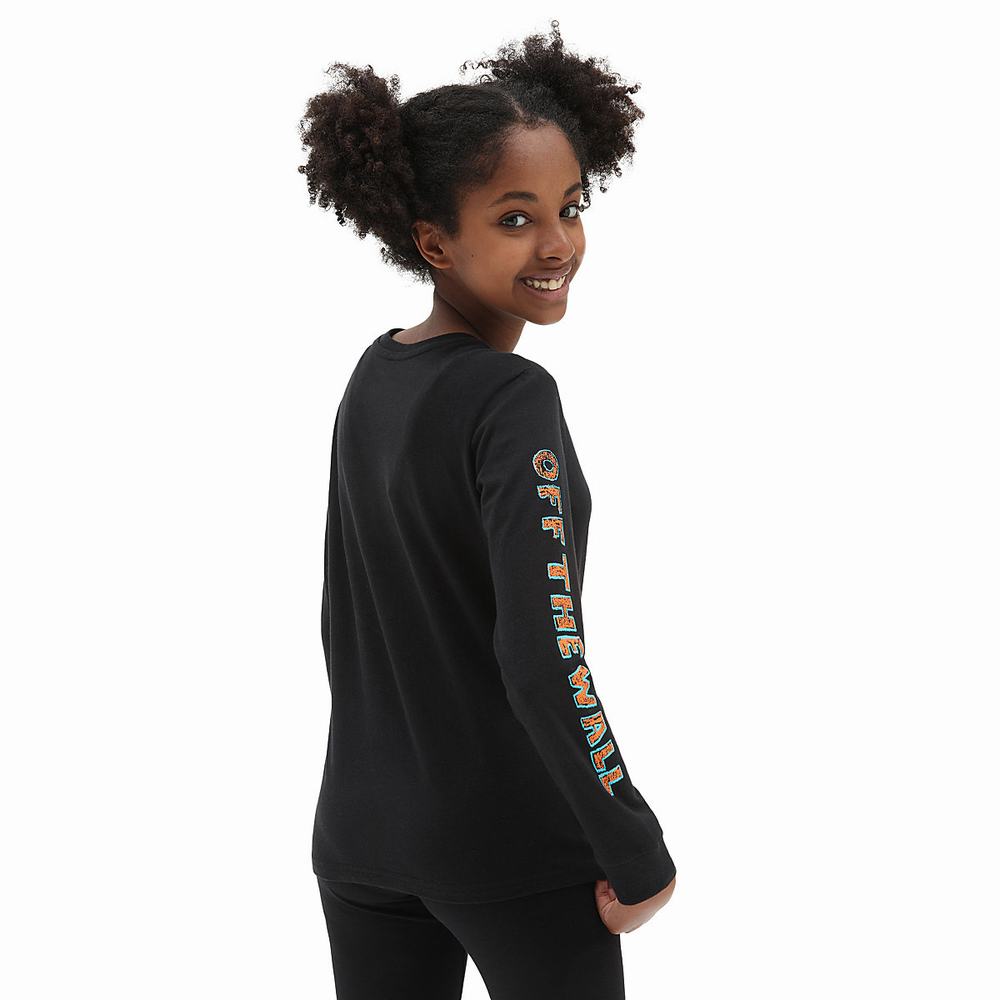 Camiseta Vans X Crayola Long Sleeve (8-14 years) Niños Negras | NIM803247