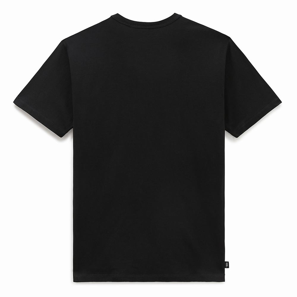 Camiseta Vans X Dan Lacey Off The Wall Pocket Hombre Negras | SAP231564