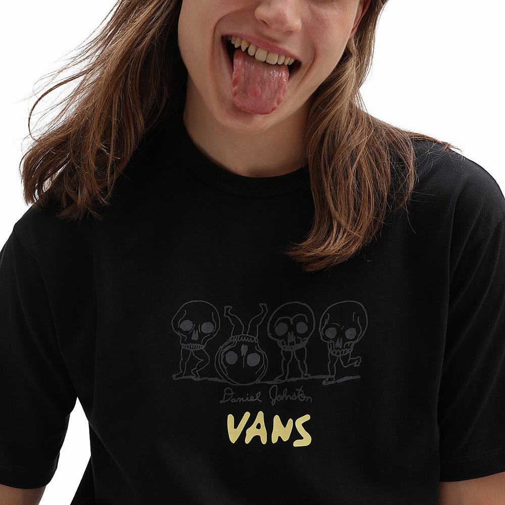 Camiseta Vans X Daniel Johnston Respect OTW Hombre Negras | ACX673012