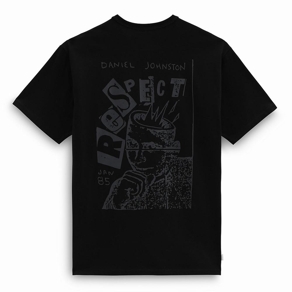 Camiseta Vans X Daniel Johnston Respect OTW Hombre Negras | ACX673012