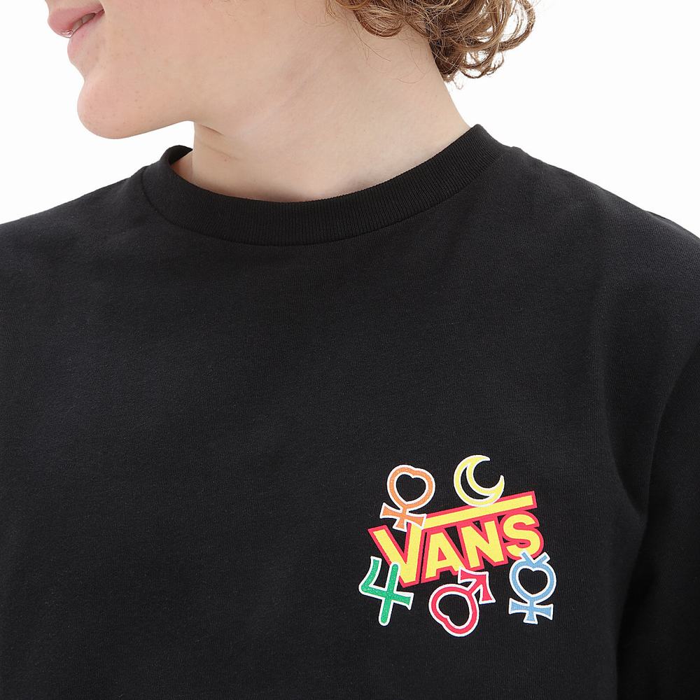 Camiseta Vans X Pretty Guardian Sailor Moon Estampadas (8-14 years) Niños Negras | NZV961783