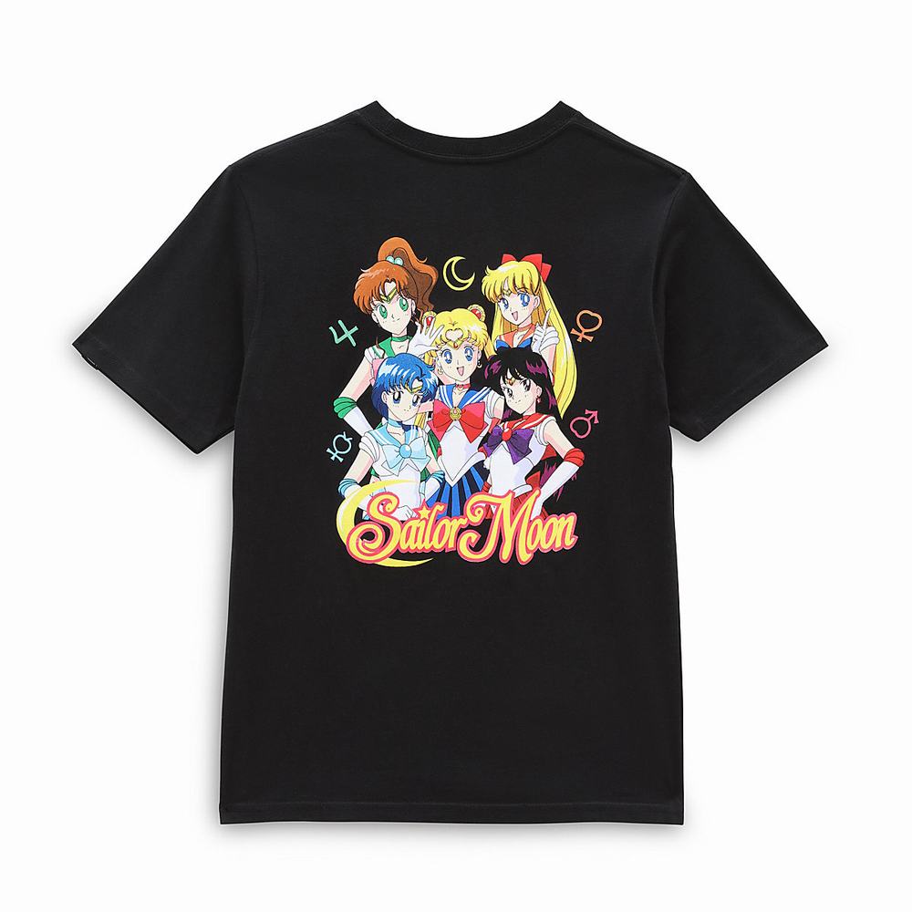 Camiseta Vans X Pretty Guardian Sailor Moon Estampadas (8-14 years) Niños Negras | NZV961783