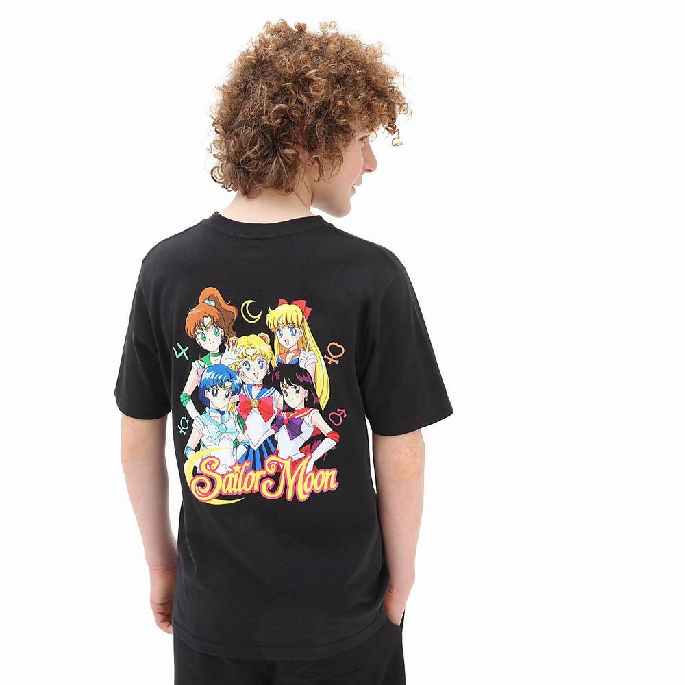 Camiseta Vans X Pretty Guardian Sailor Moon Estampadas (8-14 years) Niños Negras | NZV961783