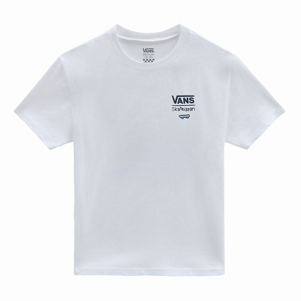 Camiseta Vans X Skateistan (8-14 years) Niños Blancas | LFU801572