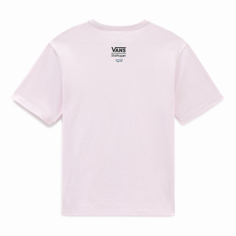 Camiseta Vans X Skateistan OTW Pocket Mujer Moradas | YCT786294