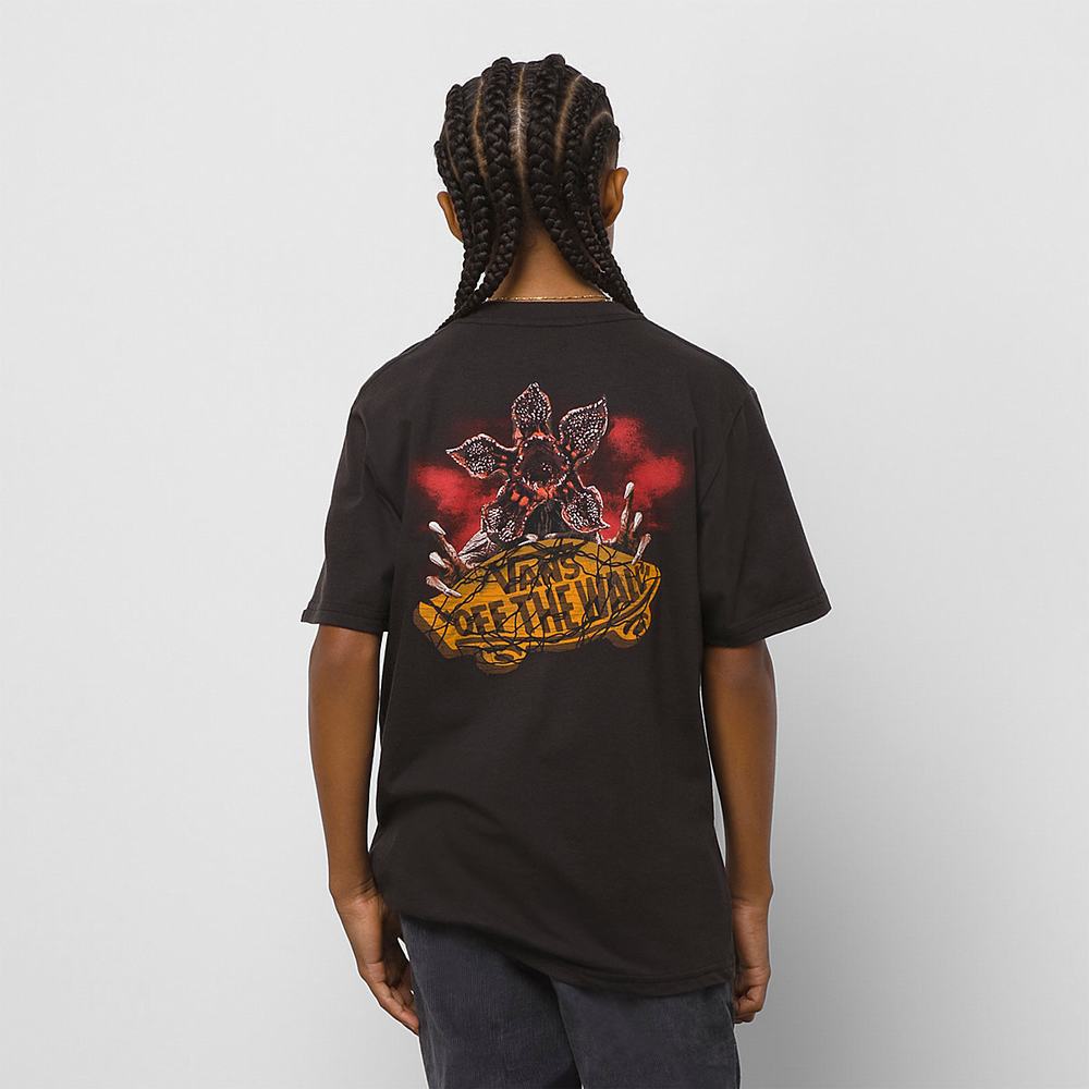 Camiseta Vans X Stranger Things Hopper (8-14 years) Niños Negras | FCE058263