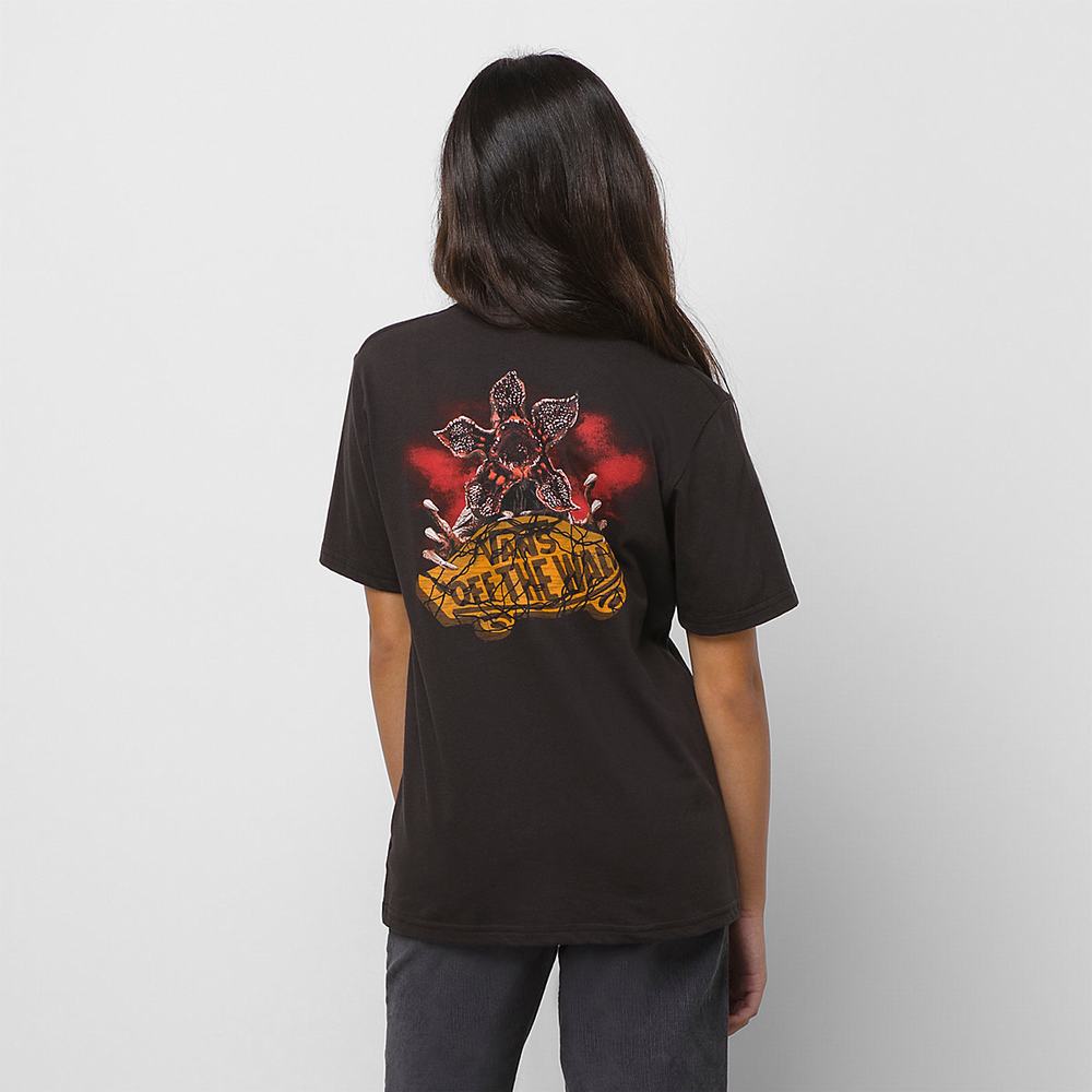 Camiseta Vans X Stranger Things Hopper (8-14 years) Niños Negras | FCE058263