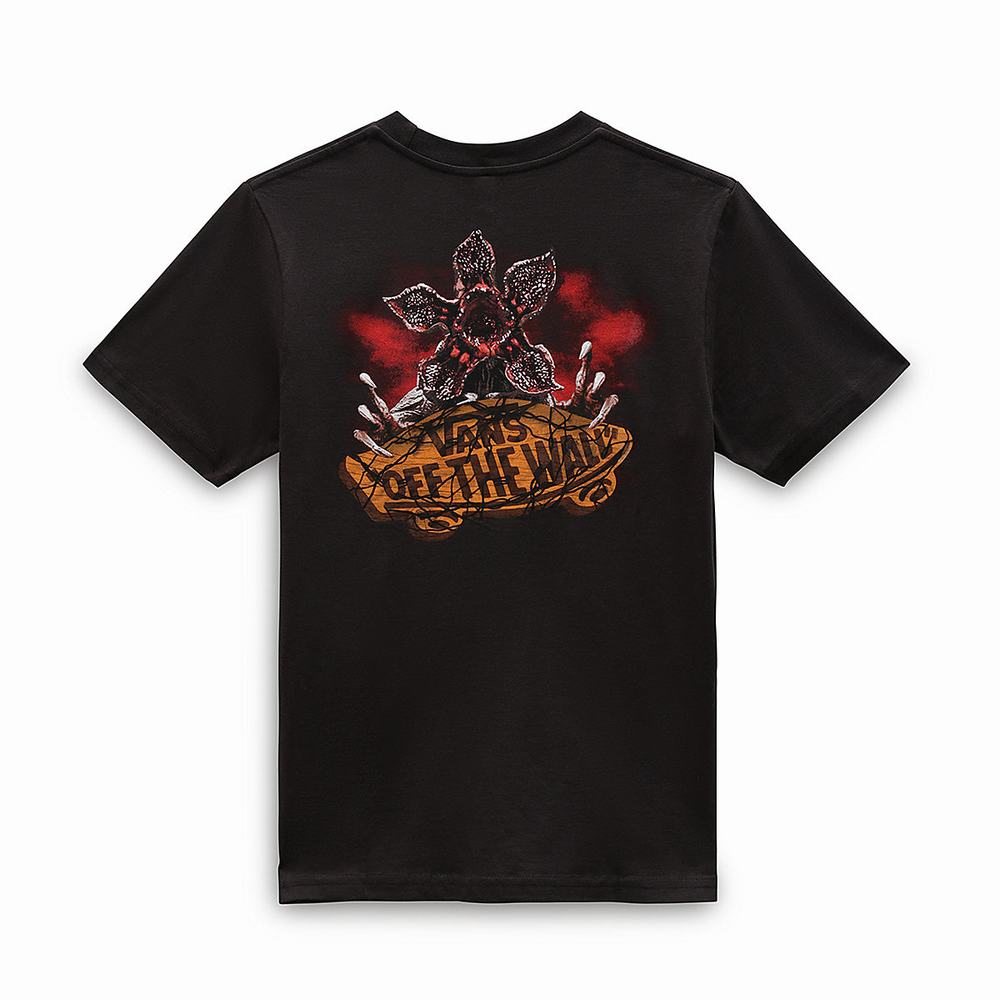 Camiseta Vans X Stranger Things Hopper (8-14 years) Niños Negras | FCE058263