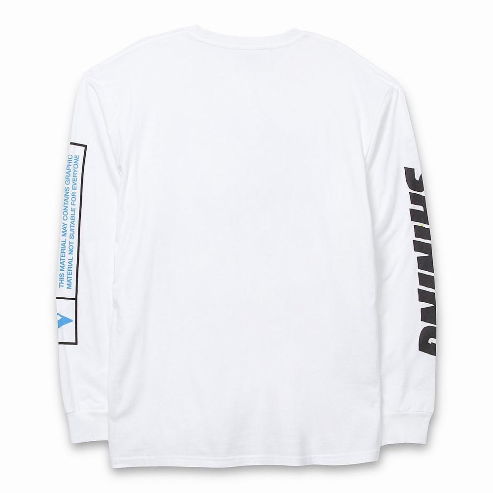 Camiseta Vans X The Shining Long Sleeve Hombre Blancas | FRS186503