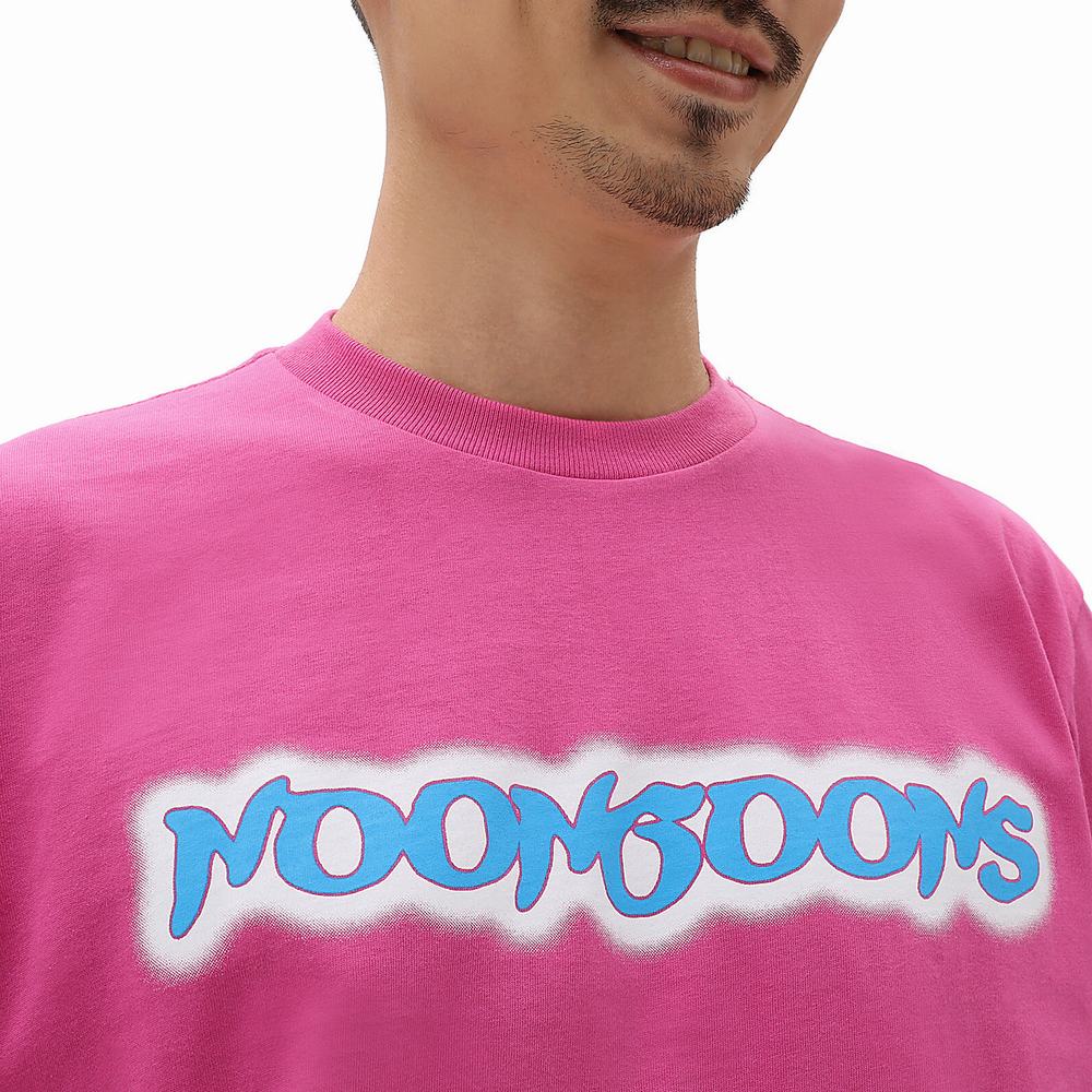 Camiseta Vans x Noon Goons Glow logo Hombre Rosas | GNW360947