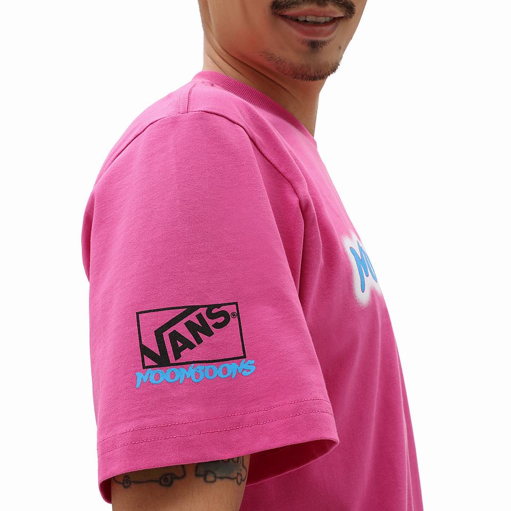 Camiseta Vans x Noon Goons Glow logo Hombre Rosas | GNW360947