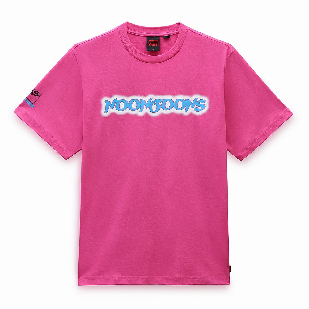 Camiseta Vans x Noon Goons Glow logo Hombre Rosas | GNW360947