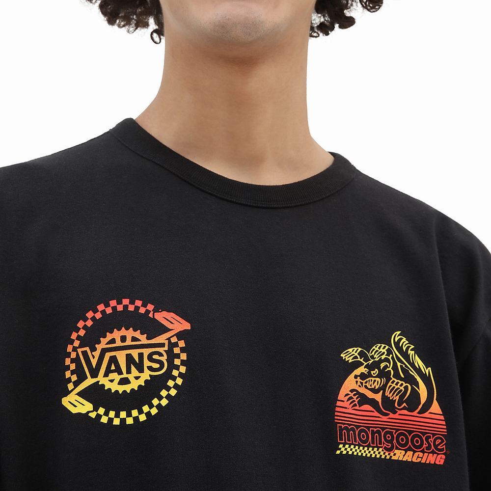 Camiseta Vans x Our Legends (Mongoose) Long Sleeve Hombre Negras | XNJ372106