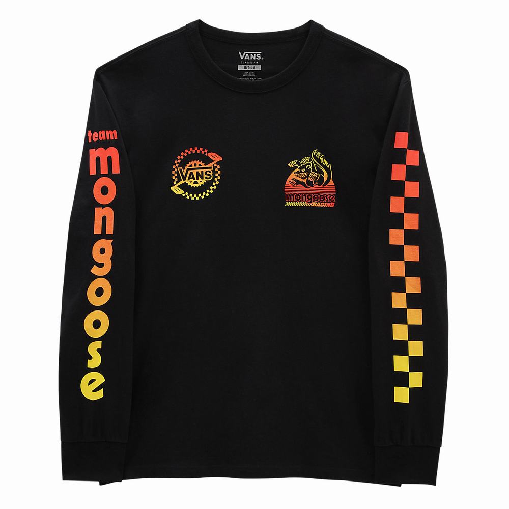 Camiseta Vans x Our Legends (Mongoose) Long Sleeve Hombre Negras | XNJ372106