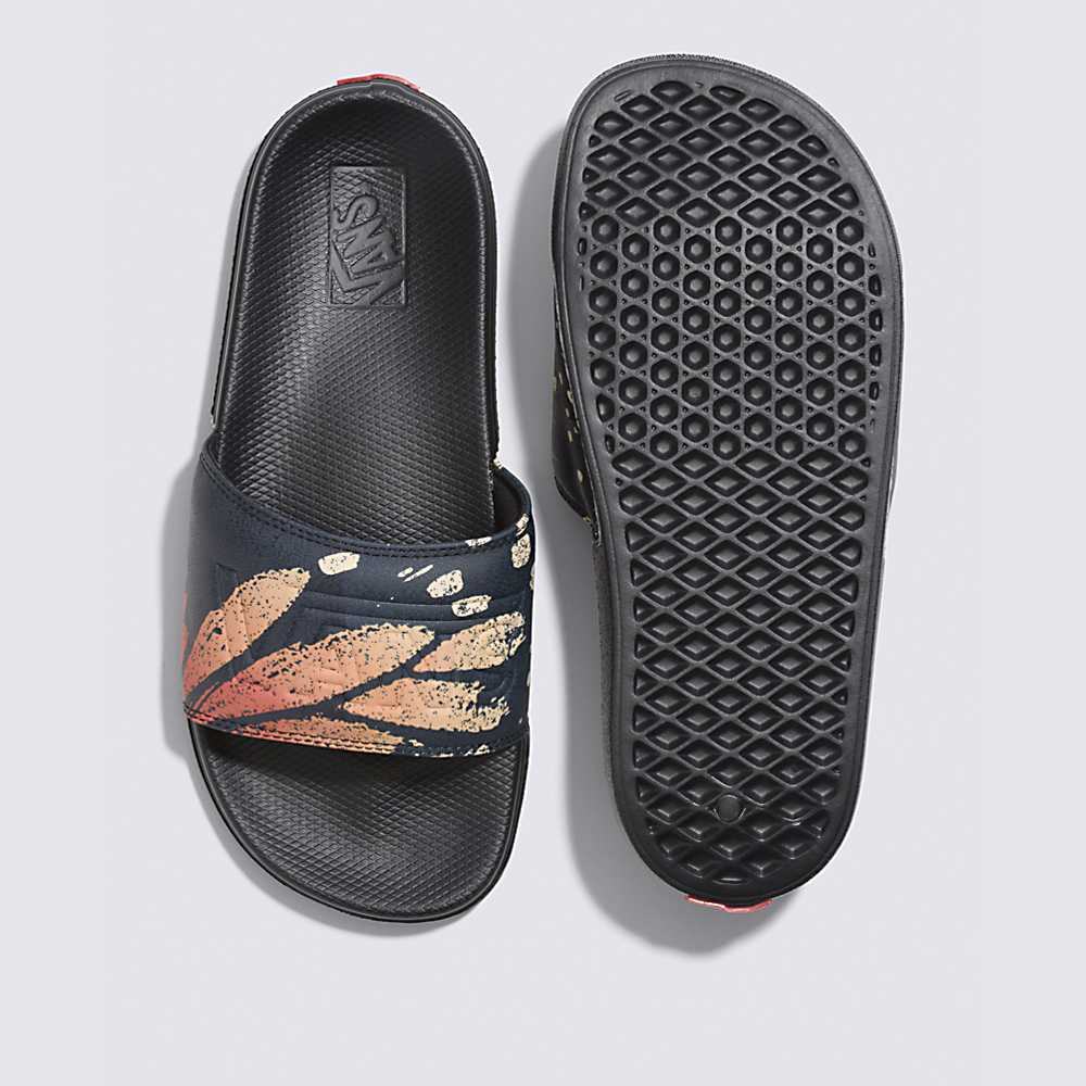 Chanclas Vans Butterfly La Costa Slide-On Hombre Negras | LUG015476