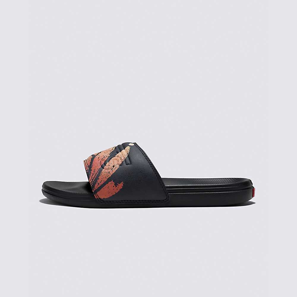 Chanclas Vans Butterfly La Costa Slide-On Hombre Negras | LUG015476