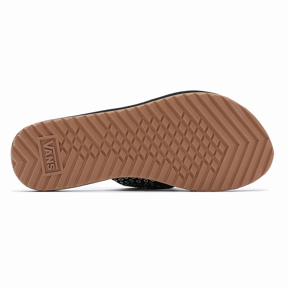 Chanclas Vans Cross Correa Hombre Negras | YDO129408