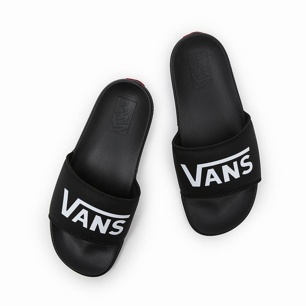 Chanclas Vans La Costa Hombre Negras | TVN720583