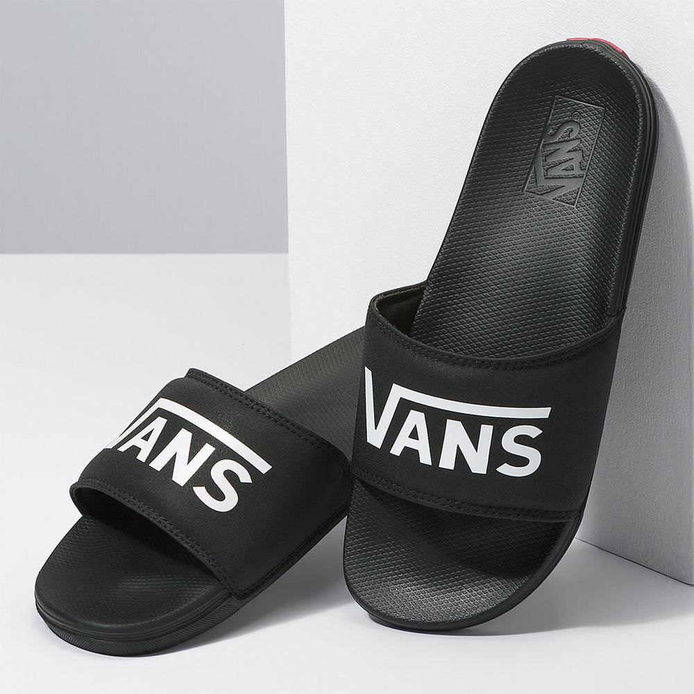 Chanclas Vans La Costa Hombre Negras | TVN720583