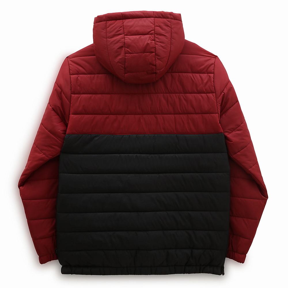 Chaquetas Vans Carlton Puffer Hombre Rojas | FNX048527