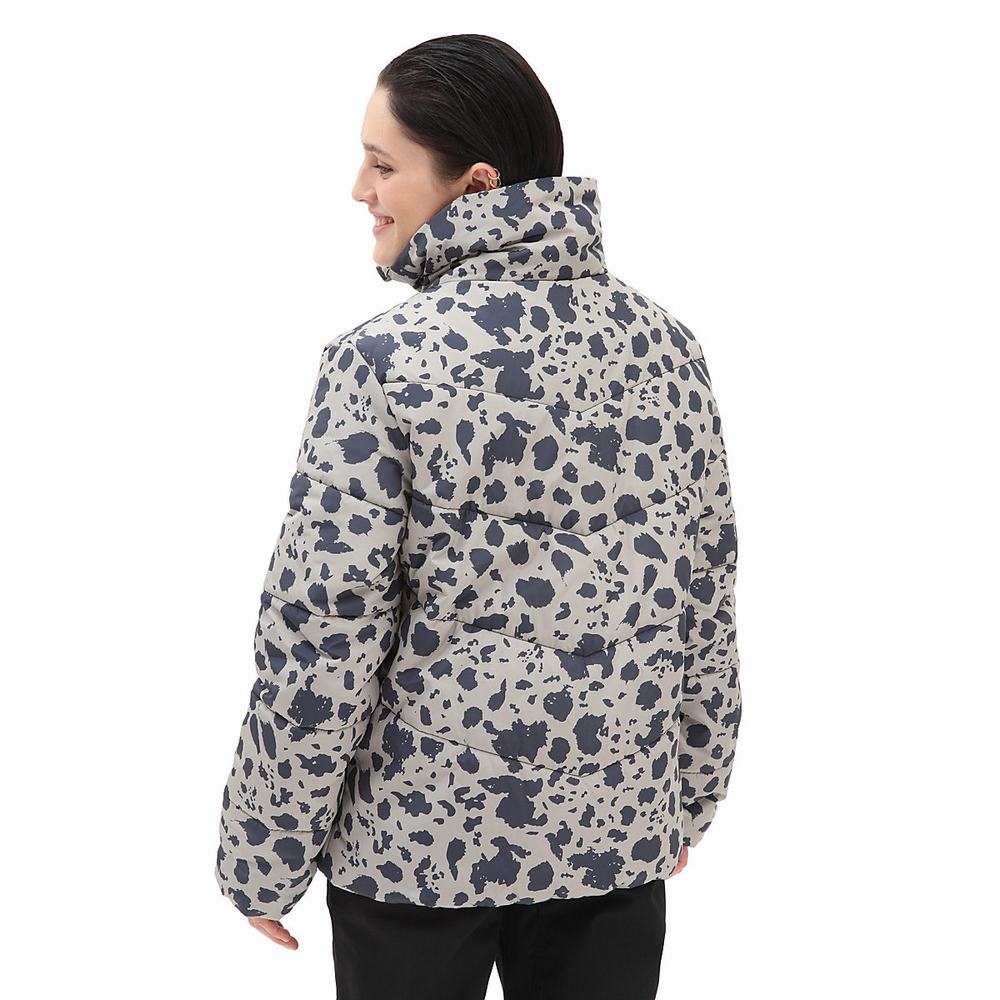 Chaquetas Vans Foundry Print Puff MTE Mujer Negras | BGL368574