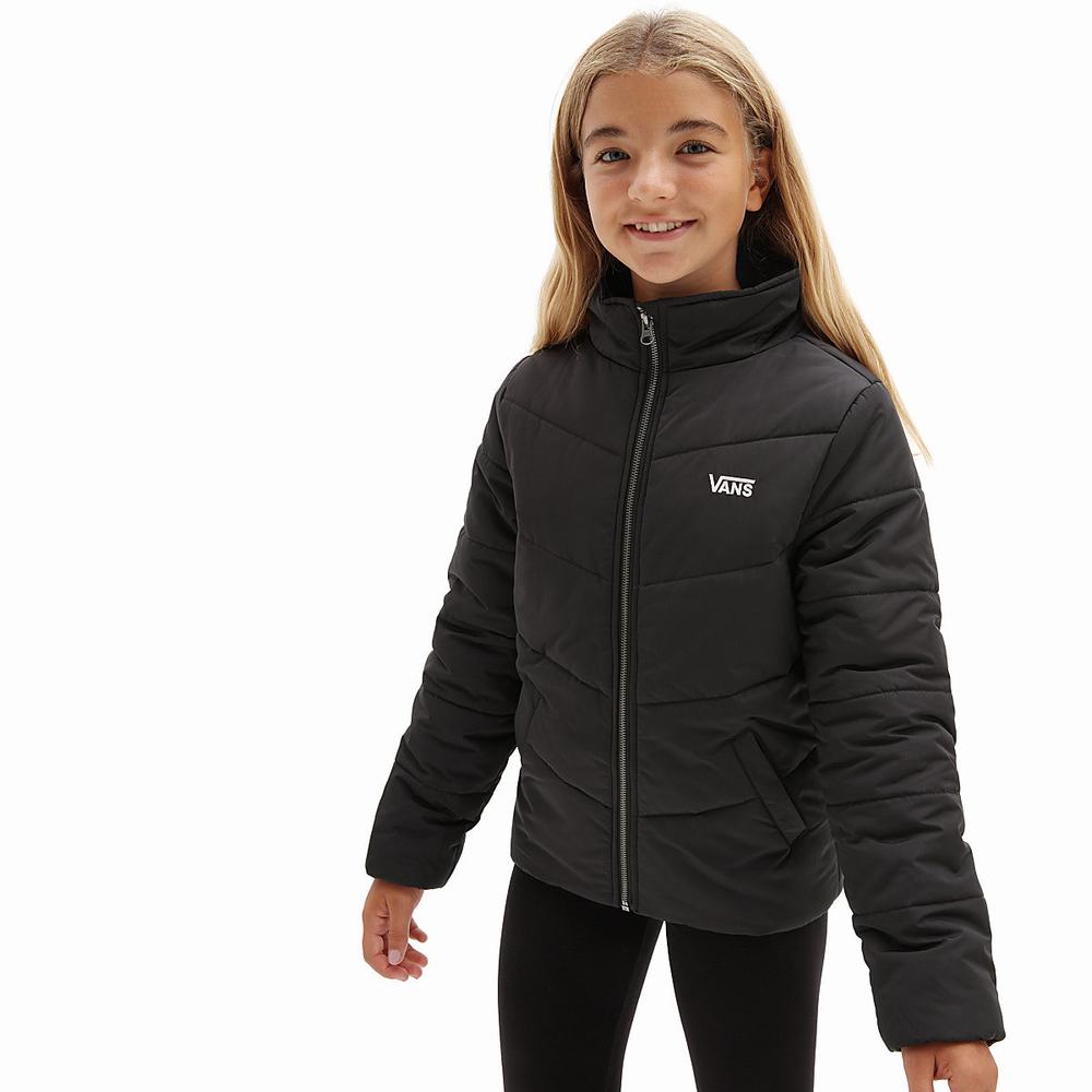 Chaquetas Vans Foundry Puffer MTE (8-14+ years) Niños Negras | WUT571938