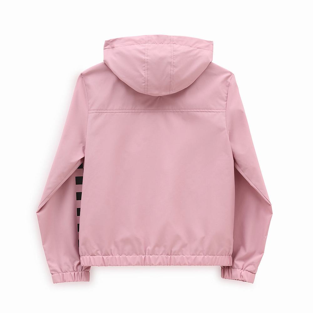 Chaquetas Vans Kastle Classic Windbreaker (8-14 years) Niños Rosas | YKI260973