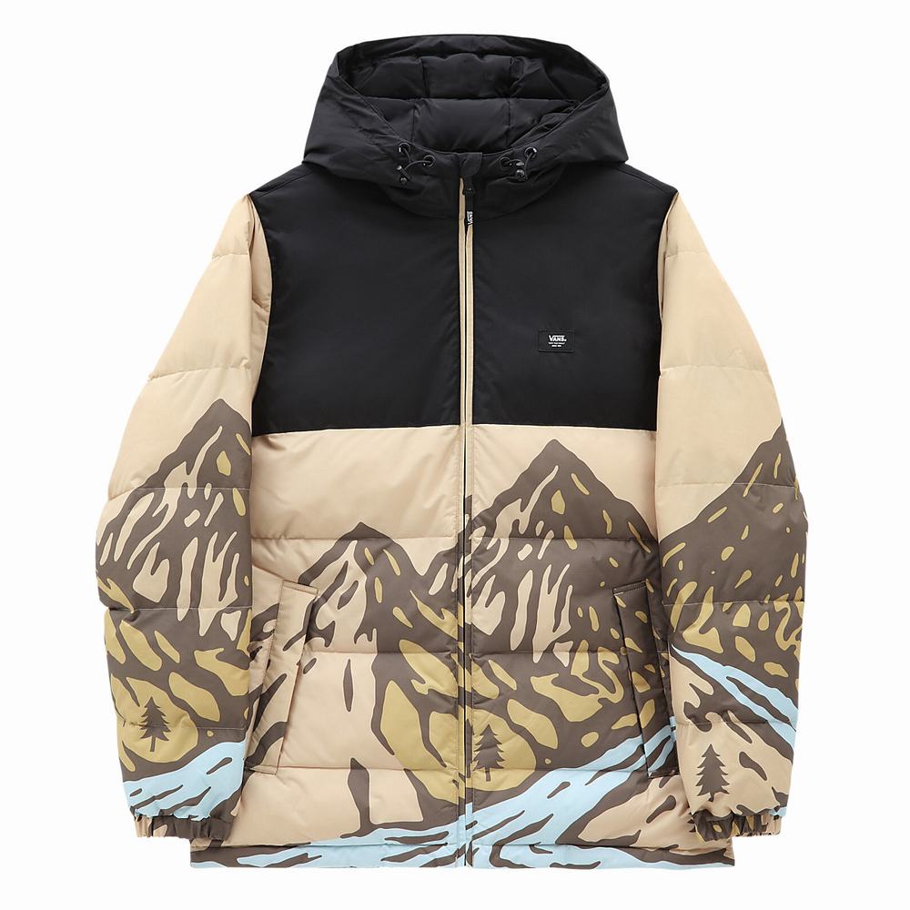 Chaquetas Vans Mt. Vans MTE-1 Puffer Hombre Beige | TKY301296