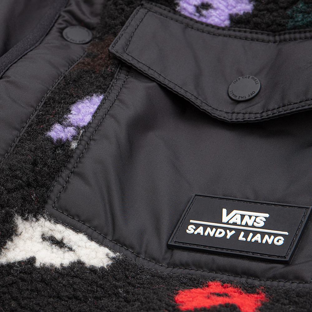 Chaquetas Vans X Sandy Liang Sherpa Mujer Negras | FPT249186