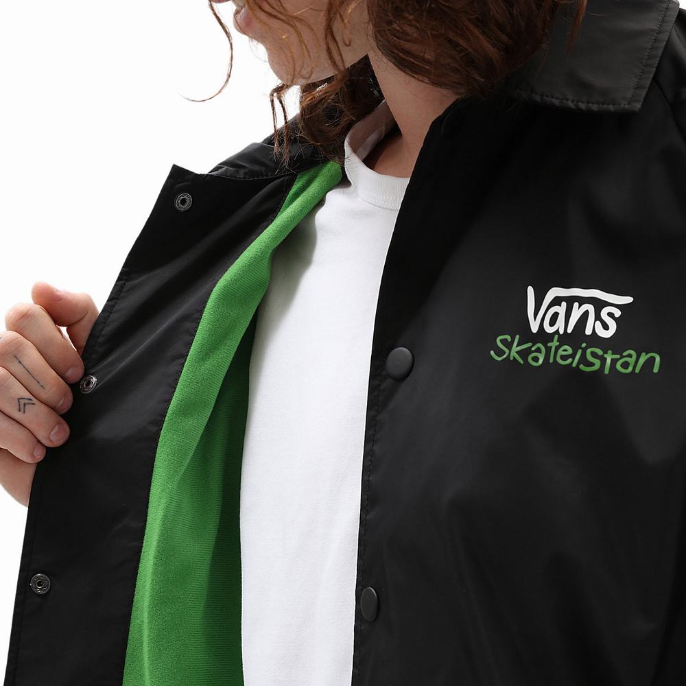 Chaquetas Vans x Skateistan Torrey Hombre Negras | FPH963785